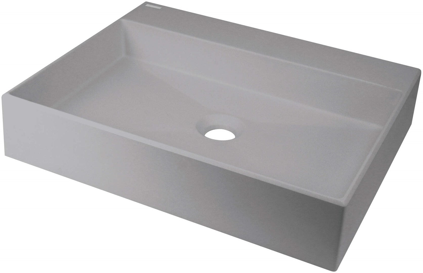 Granite countertop washbasin with space for a tap - 500x400 mm