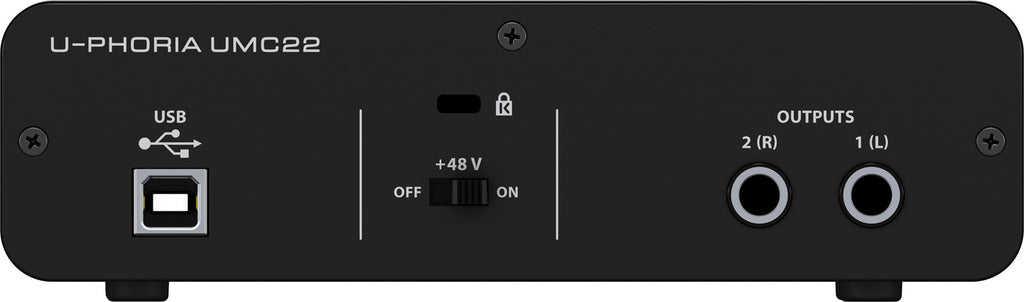 Behringer UMC22 USB Audio Interface Concert/Pre-amp