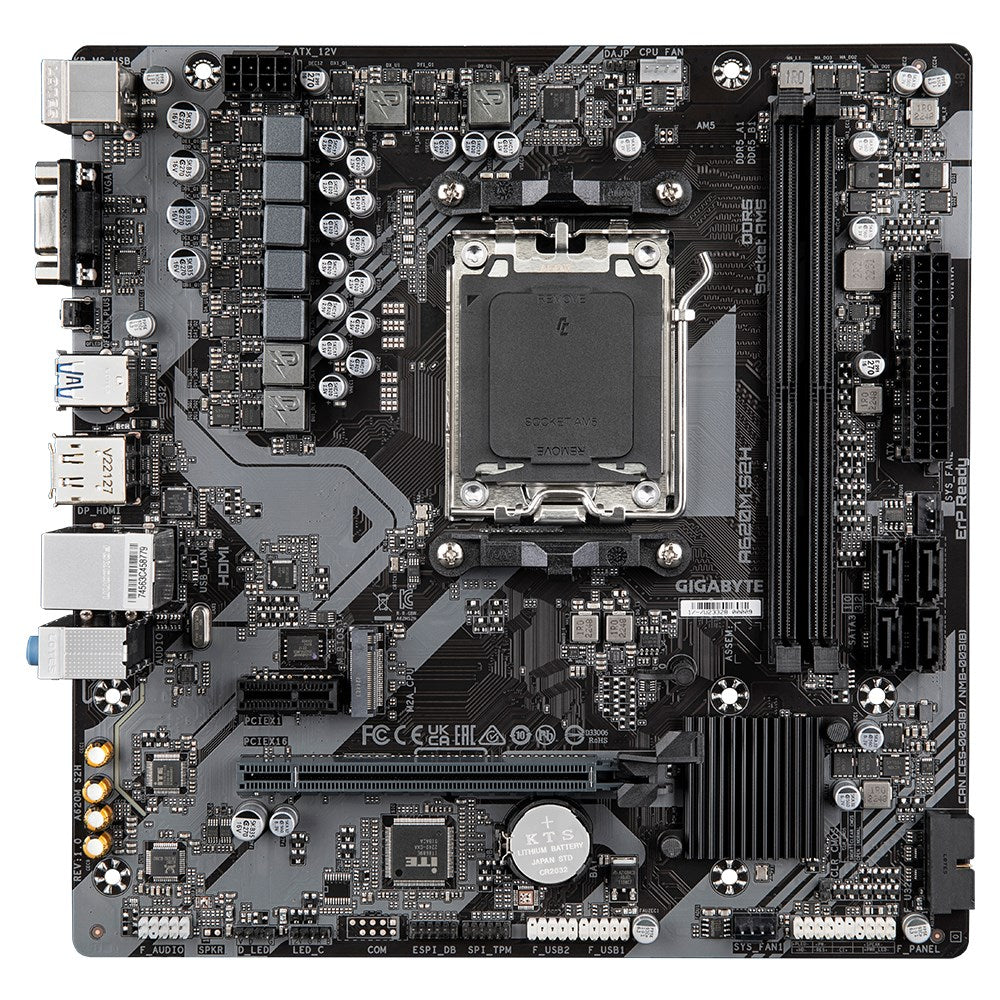 Motherboard Gigabyte A620M S2H (A620  AM5  mATX  DDR5)