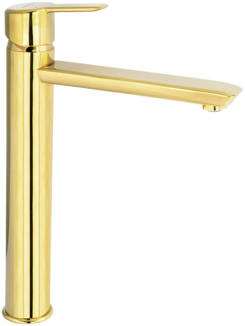 Deante High Basin Mixer Gold Glossy Single-lever Standard