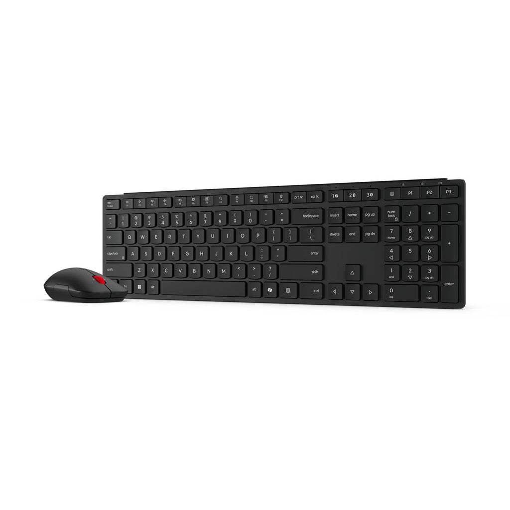 Lenovo Wireless Keyboard and Mouse Set 4X31S04848, 433.6 x 123.4 x 25.2 mm, Black