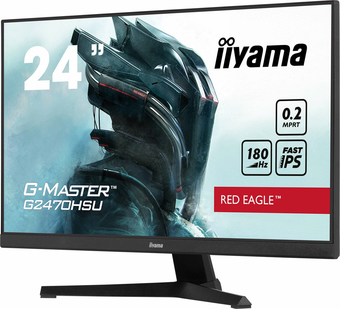 iiyama G-MASTER G2470HSU-B6 Computer Monitor 23.8" 1920 x 1080 Full HD LCD Black