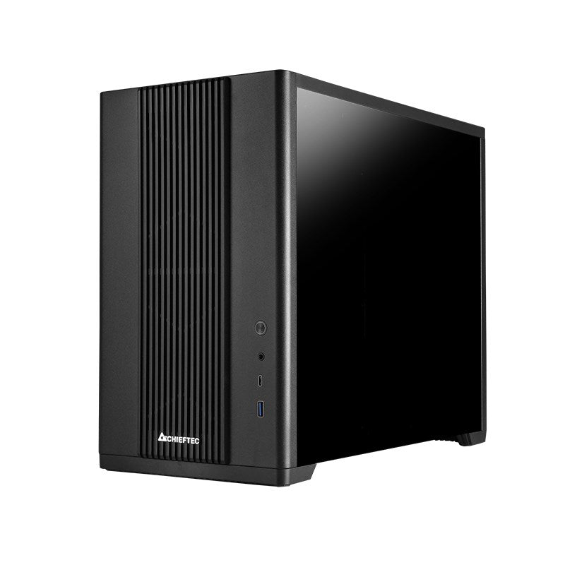 Chieftec UNI Series BX-10B-M-OP - Micro ATX Case - Black - USB/Audio - No Power Supply (BX-10B-M-OP)