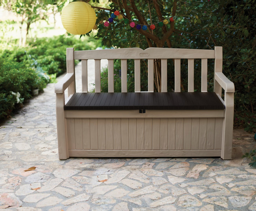 Keter Eden Outdoor Bench Solid Wood