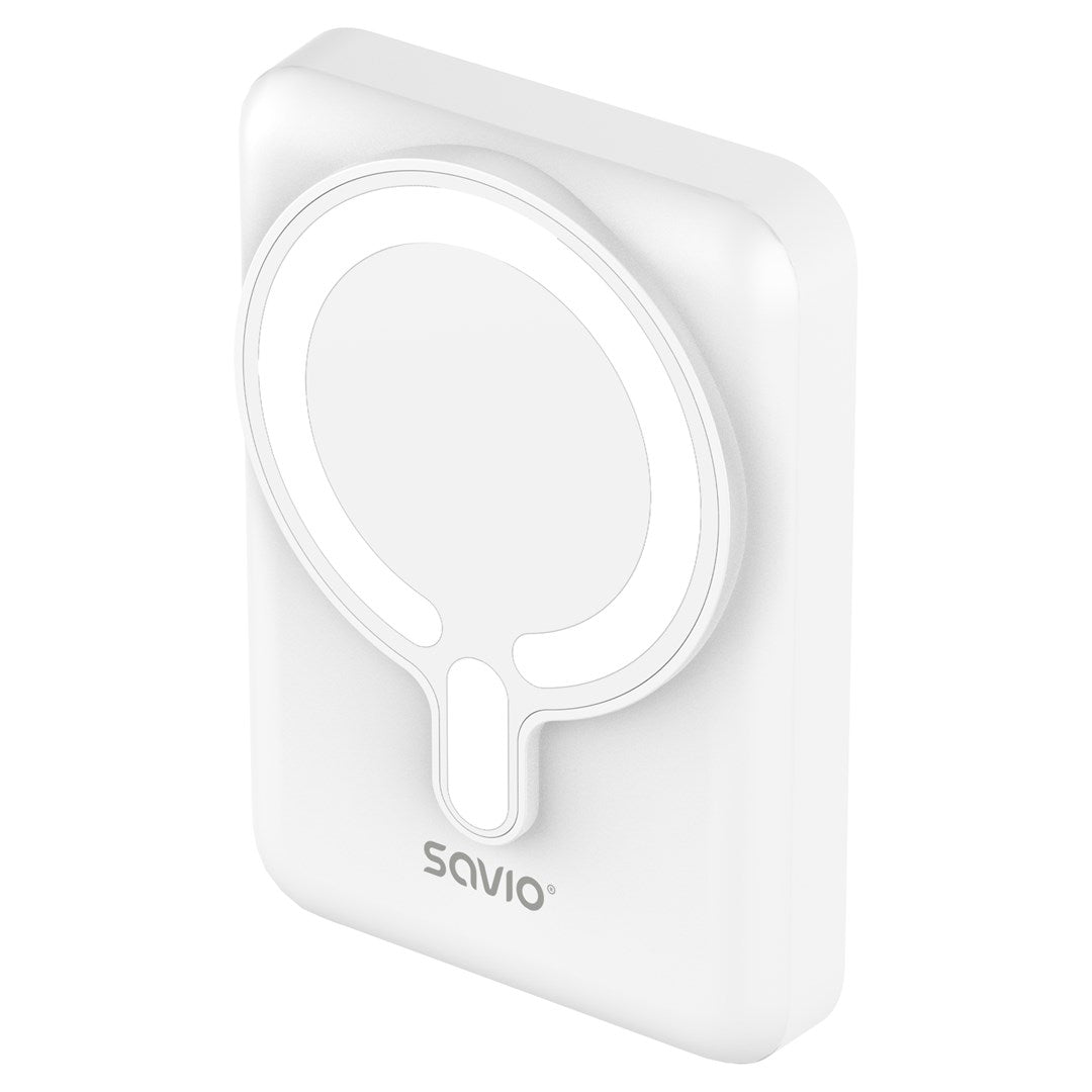 SAVIO Wireless Power Bank 10000mAh with LED Indicators - BA-13