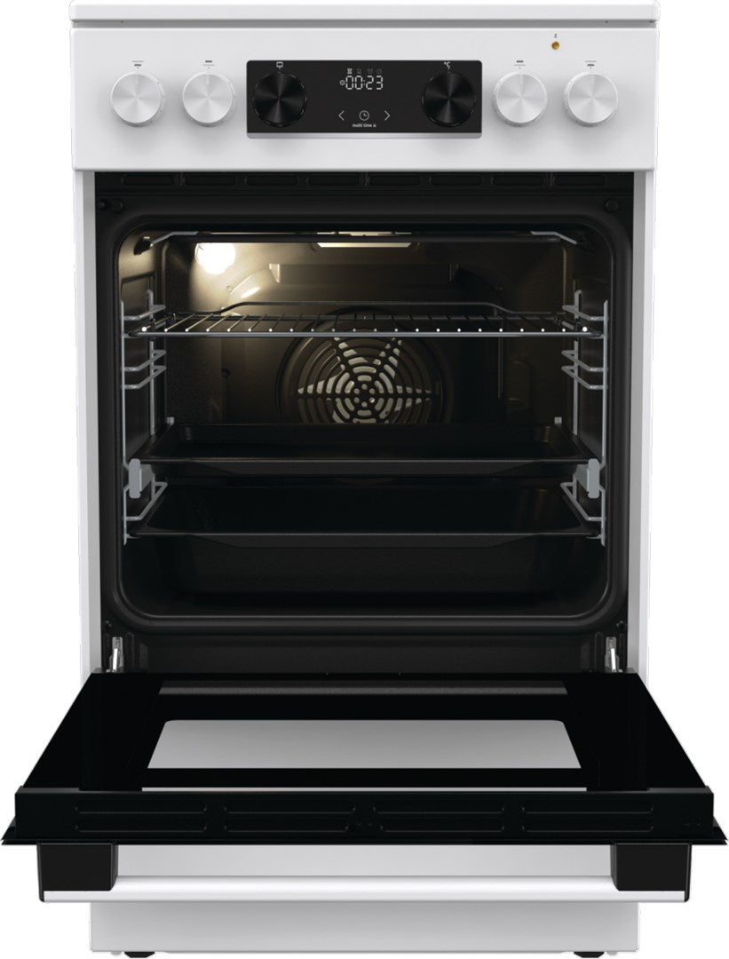 Gorenje GECS5C70WA Freestanding Cooker Coil Hob White