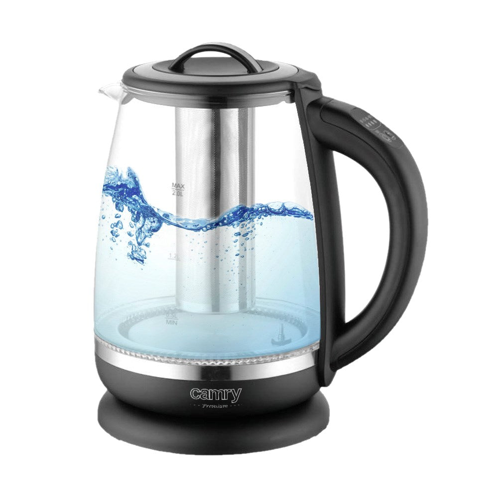 Camry Electric Kettle 1.7L 2000W Black CR 1290