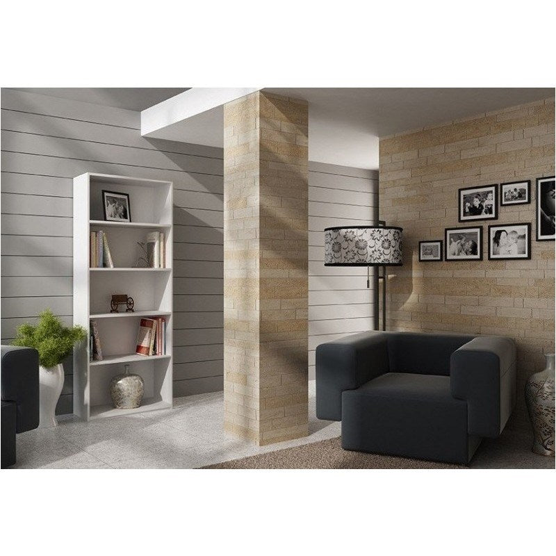 Topeshop R60 Office Bookcase White