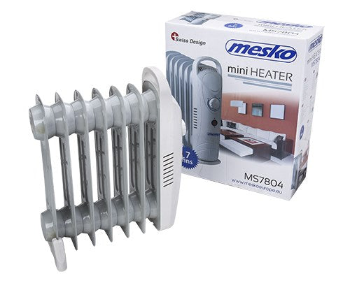 Mesko MS7804 electric space heater Oil electric space heater Indoor White 700 W