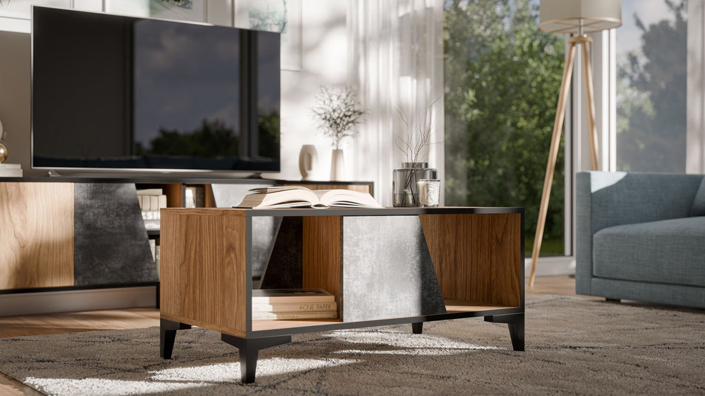Cama OVO Coffee Table 90x50xH39 Oak/Concrete