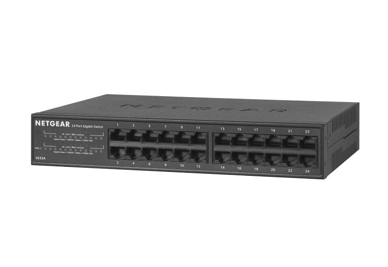 NETGEAR GS324 Unmanaged Switch 24 x 10/100/1000 Desktop/Rack Mountable