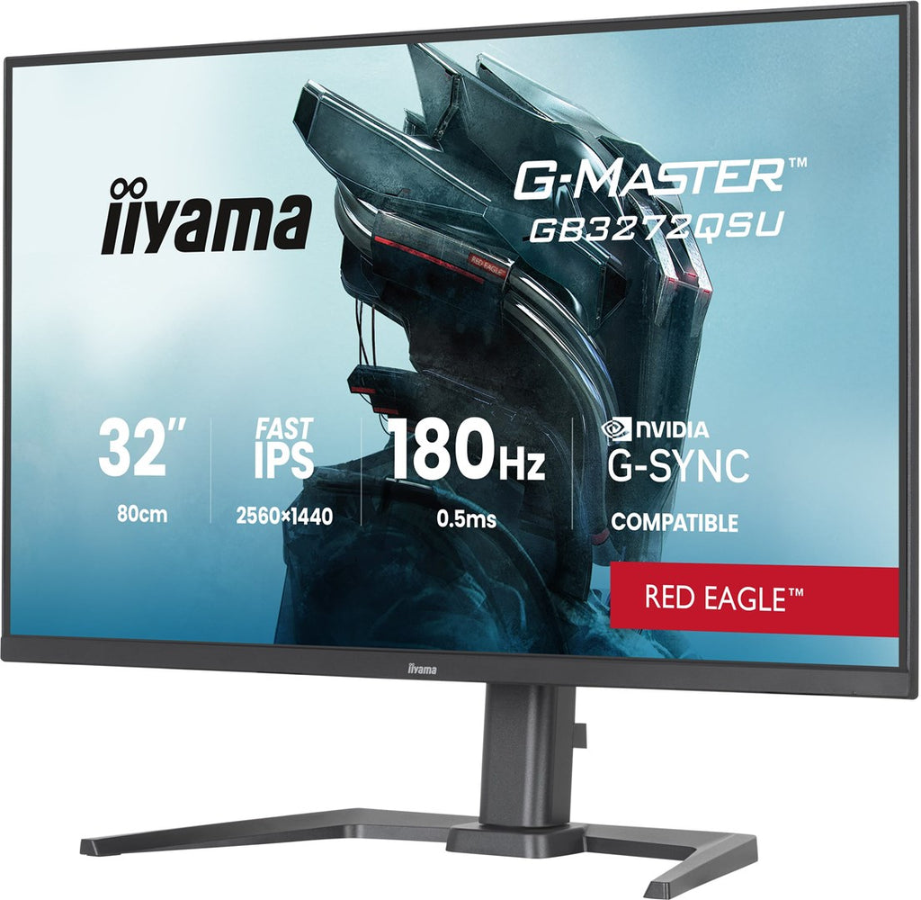 iiyama G-MASTER GB3272QSU-B1 computer monitor 80 cm (31.5 ) 2560 x 1440 pixels Quad HD LED Black