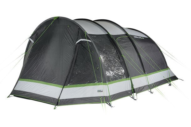 High Peak Bozen 5.0 Green  Grey Tunnel tent