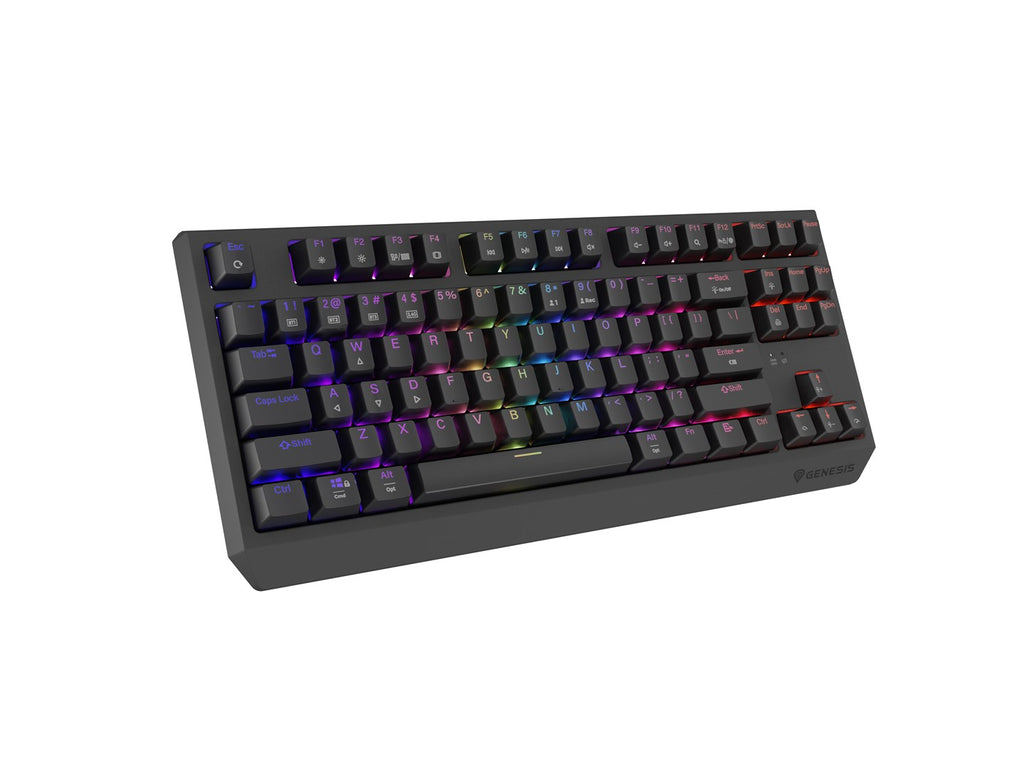 GENESIS Thor 230 TKL Gaming Keyboard USB + RF Wireless + Bluetooth Grey
