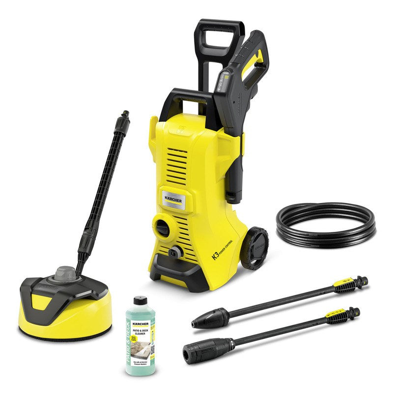Kärcher K 3 Power Control Home T5 Mobile Cold Water High Pressure Washer 120 Bar 1600 W