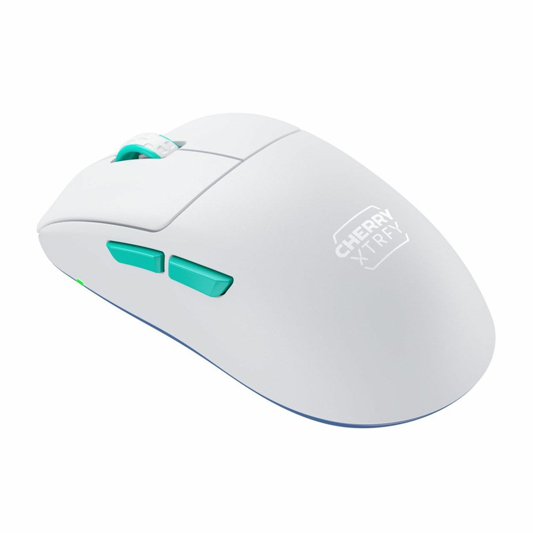 CHERRY XTRFY M68 Wireless - RF Wireless - 26000 DPI - Blau - Türkis - Weiß (CX-M68W-WHITE)