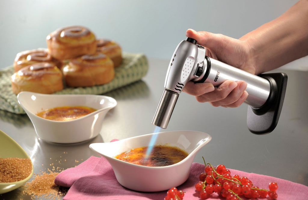 GEFU FUEGO Kitchen Torch, Black Stainless Steel