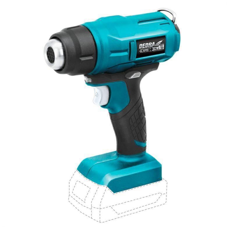Dedra DED7058 Cordless Heat Gun 18V Max Temp 550C