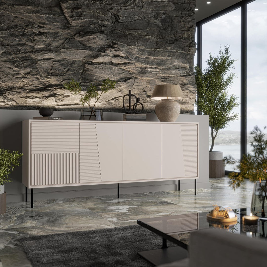 4D ABI Chest of Drawers 200x45x88 Cashmere Matt