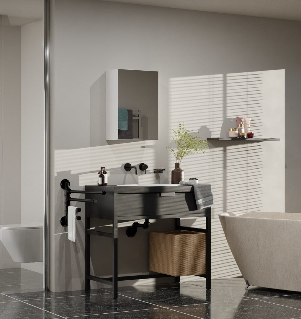 Topeshop POLA 1DL BIEL bathroom storage cabinet White