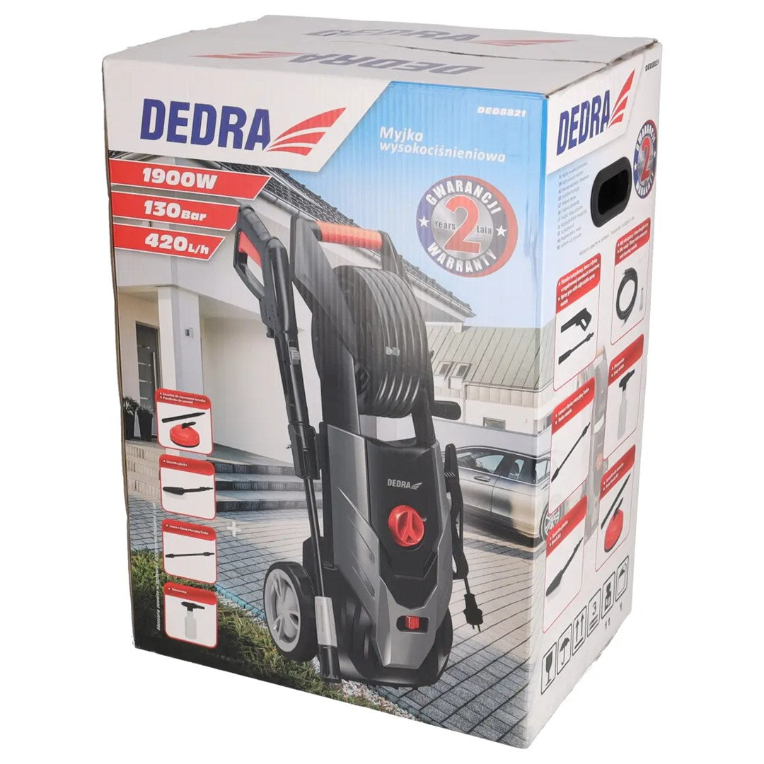 DEDRA DED8821 Pressure Washer Lightweight 11000 g
