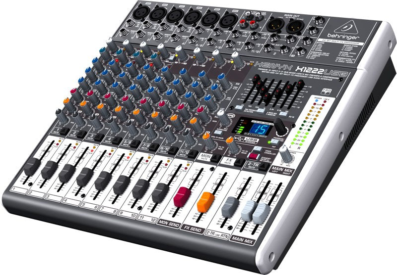 Behringer X1222USB Audio Mixer 12 Channels