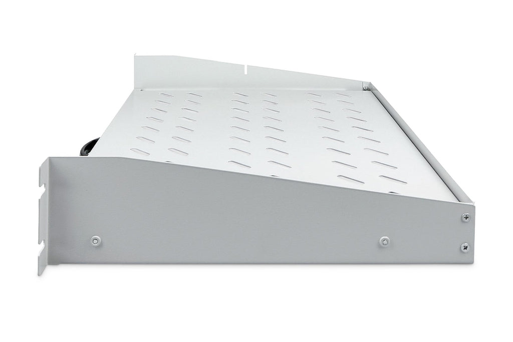 DIGITUS Professional - Rack Shelf - Grey-White RAL 7035 - 2U - 48.3 cm (19")