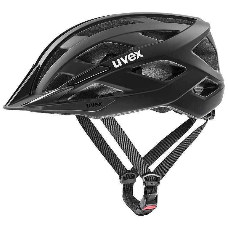 uvex I-vo 2 Helmet for City Cycling, Black Matte, Size 60-64 cm, Model 41/0/660/01/19