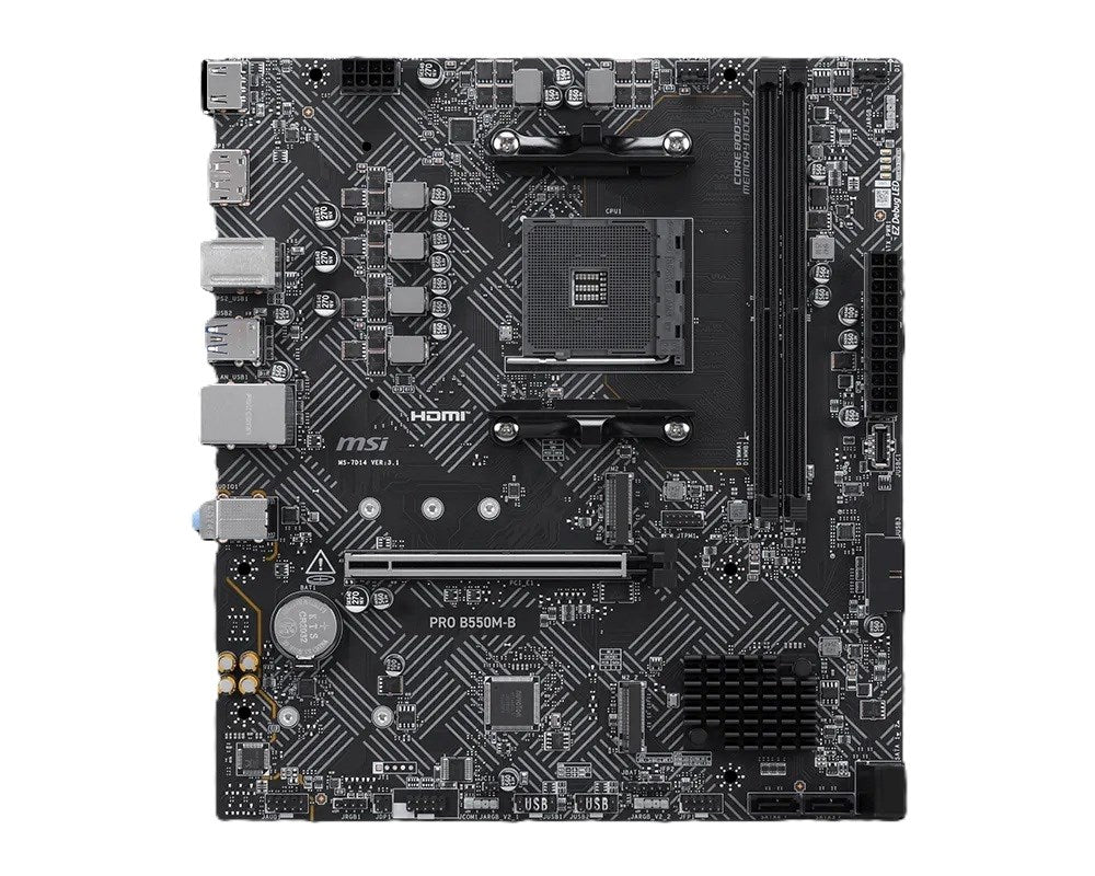 MSI PRO B550M-B Motherboard Socket AM4 7D14-023R