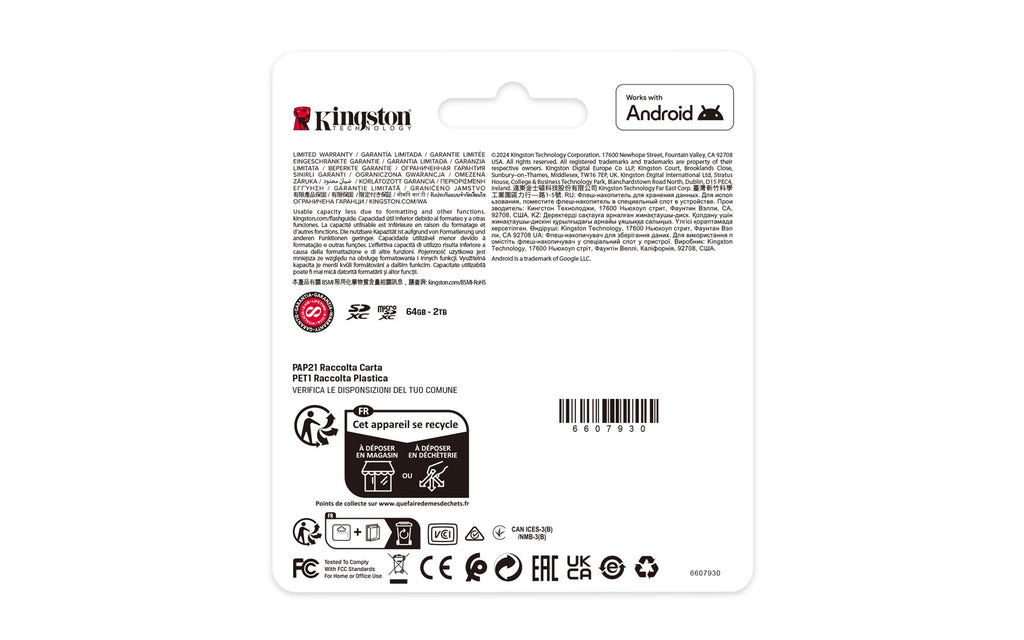 Kingston Technology 256GB SDXC Canvas Select Plus Gen3 - 150MB/s C10 UHS-I U1 V10 - SDS3/256GB