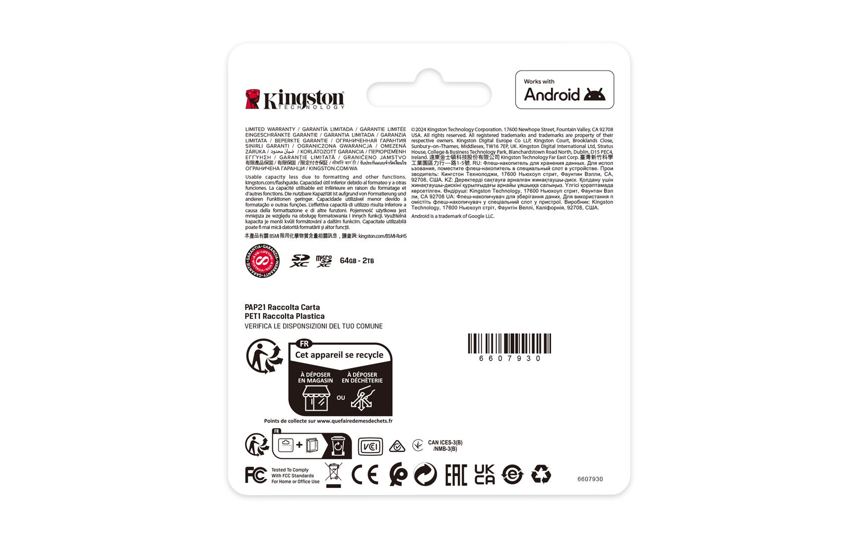 Kingston Technology 256GB SDXC Canvas Select Plus Gen3 - 150MB/s C10 UHS-I U1 V10 - SDS3/256GB