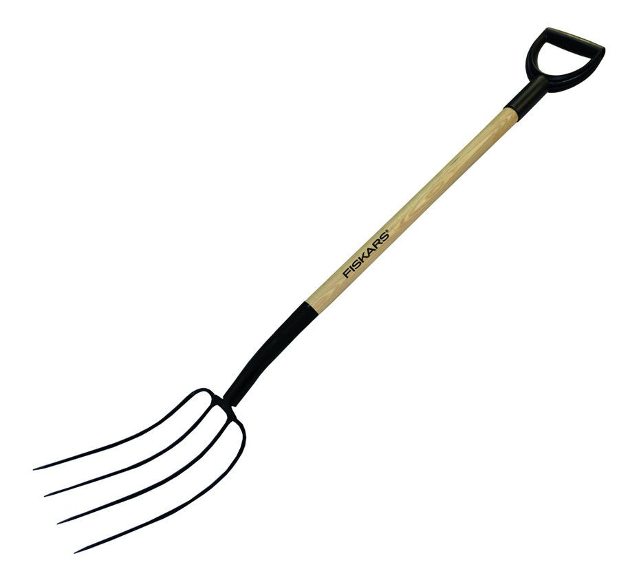 FISKARS Forks Wooden Shaft 4 Tines 250