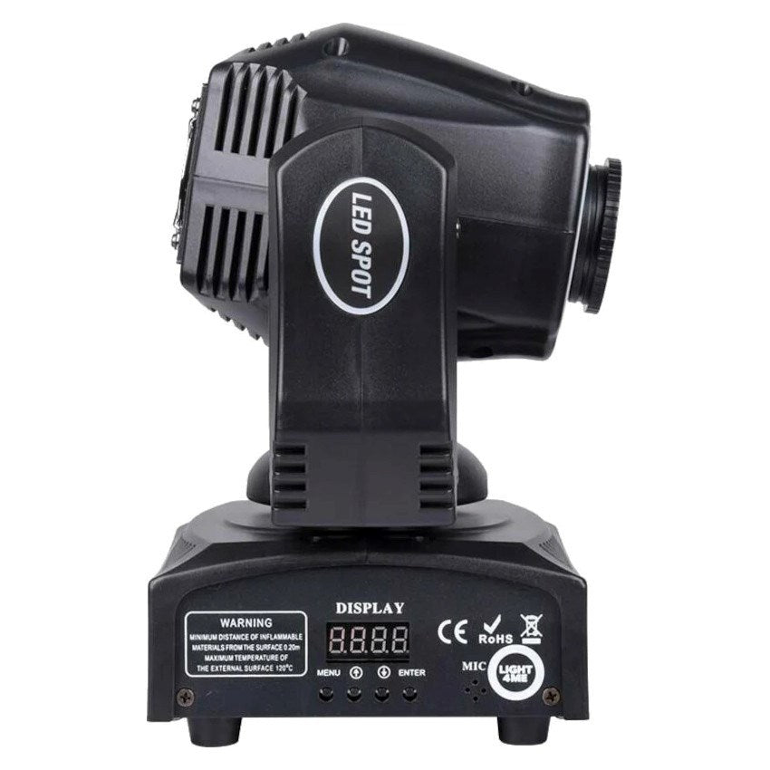 Light4Me Mini Spot 60 Ring LED Moving Head 90W DMX 5908249810624