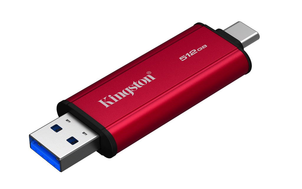 Kingston Technology 512GB Portable SSD - Dual USB-A/C, up to 1050MB/s USB 3.2 Gen 2 (SPSD/512GB)