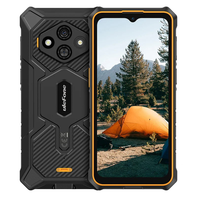 Ulefone Smartphone RugKing 3 Pro 6.56" Dual SIM Android 15 4 G 8GB 128GB Orange/Black UF-R3P/OE