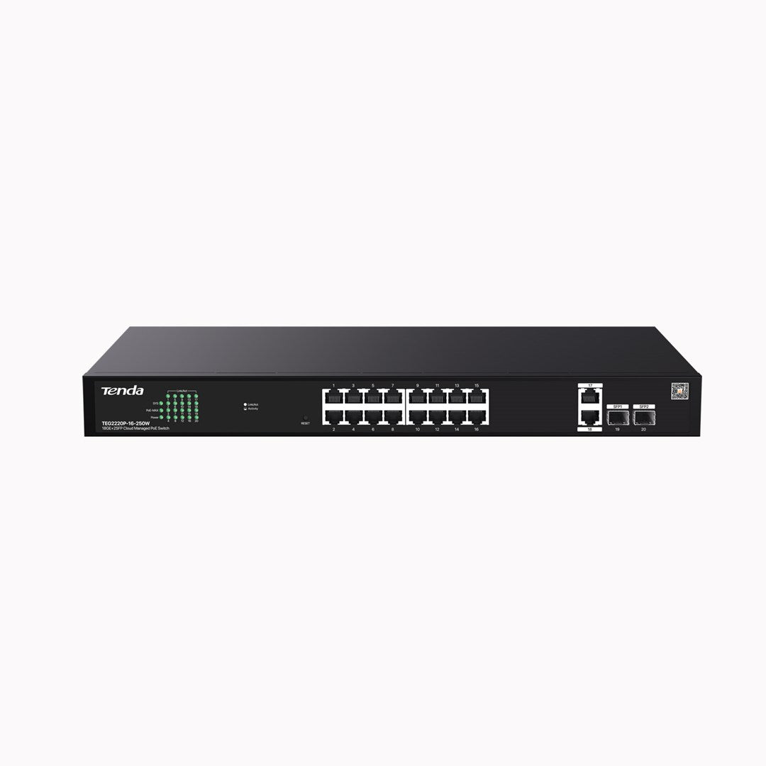Tenda Switch TEG2220P-16-250W