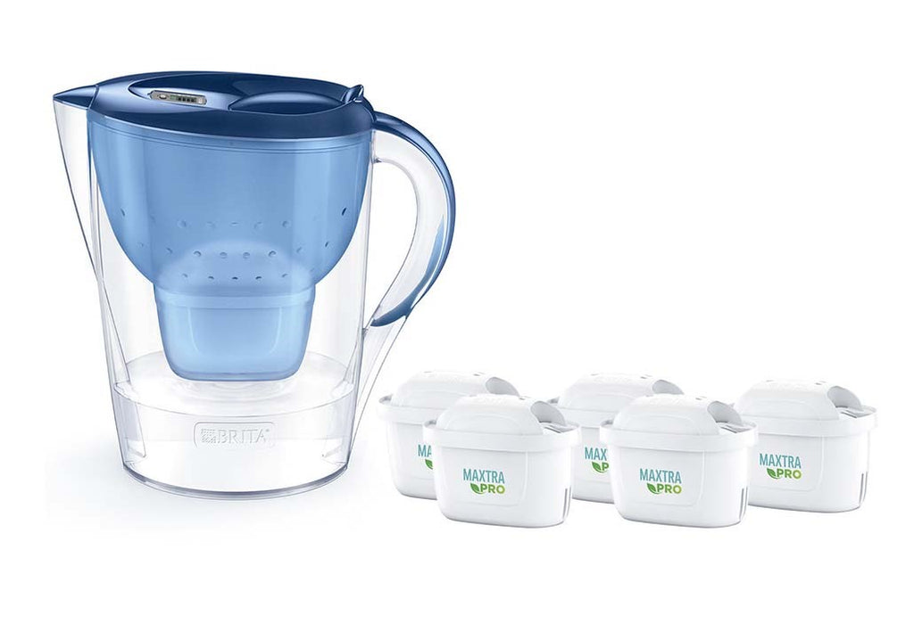 BRITA Marella XL + 5 Maxtra Pro PP Filter Jug 3.5 L Water Tank 150 L Filtered 1056037