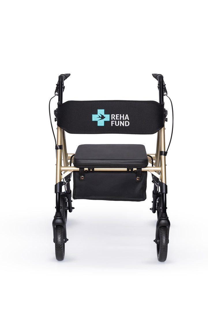 REHA FUND Four-Wheel Walker Marsylia Gold | Model RF-617/ZŁ