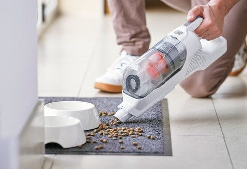 Black & Decker BHFEA515J stick vacuum/electric broom Battery Dry Cyclonic Bagless 0.5 L Orange  White 1.5 Ah