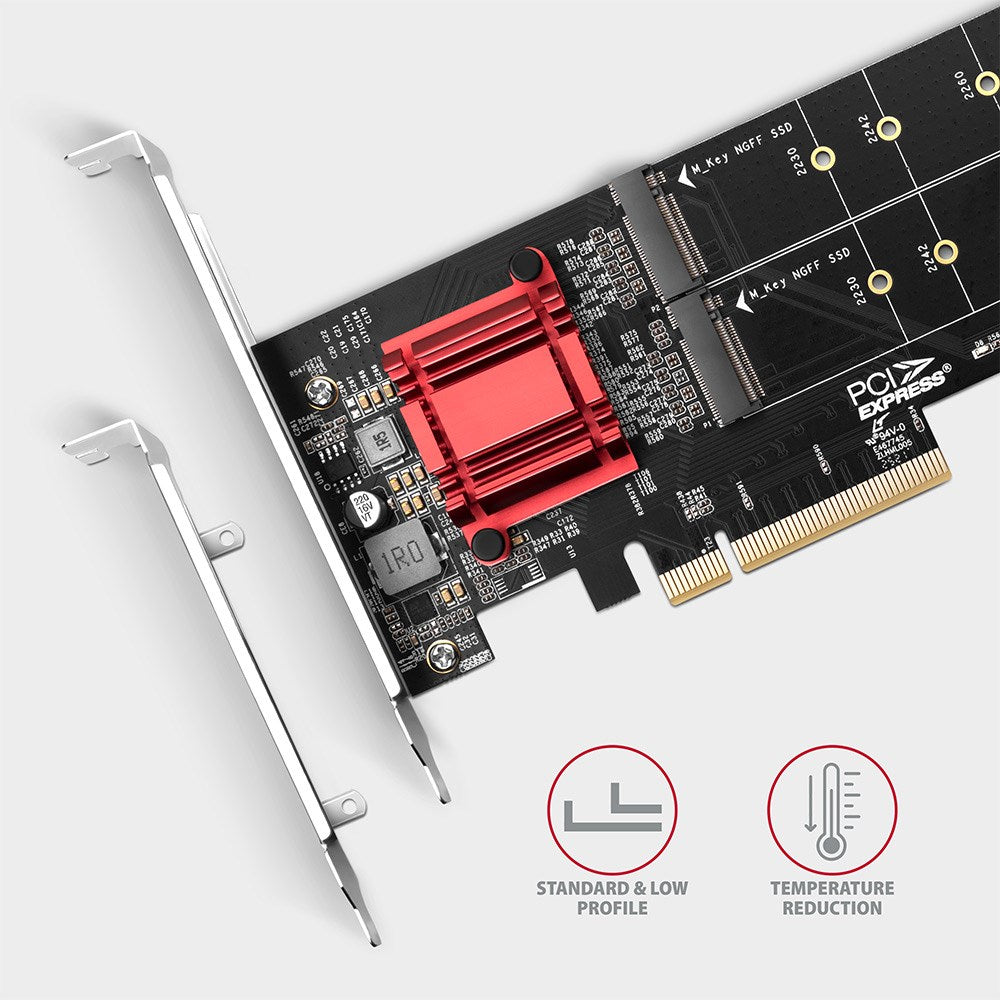 Axagon PCEM2-ND Internal M.2 Interface Cards/Adapter