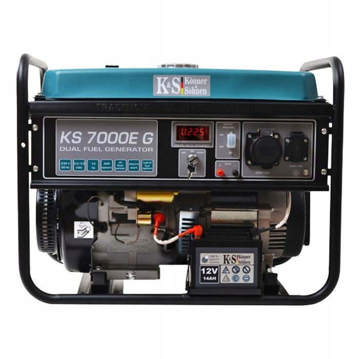 KÖNNER & SÖHNEN Hybrid Generator 5.0kW 230V Electric Start KS7000EG