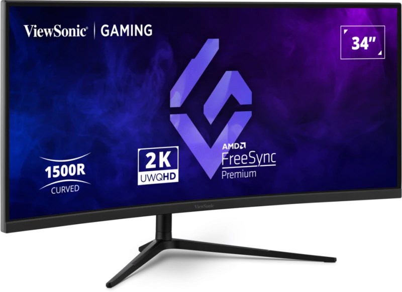 Viewsonic VX3418C-2K Monitor 34" UltraWide Quad HD 3440x1440 Black Gaming