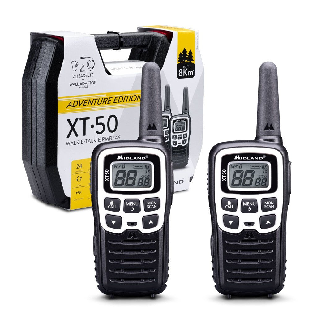 MIDLAND XT50 Adventure Two-Way Radio 24 Channels Model C1178.03