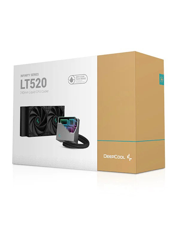 DeepCool LT520 Processor All-in-one liquid cooler 12 cm Black 1 pc(s)
