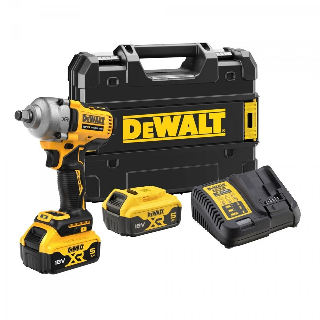DeWALT DCF891P2T Impact Wrench 18V 2x5Ah XR 812Nm