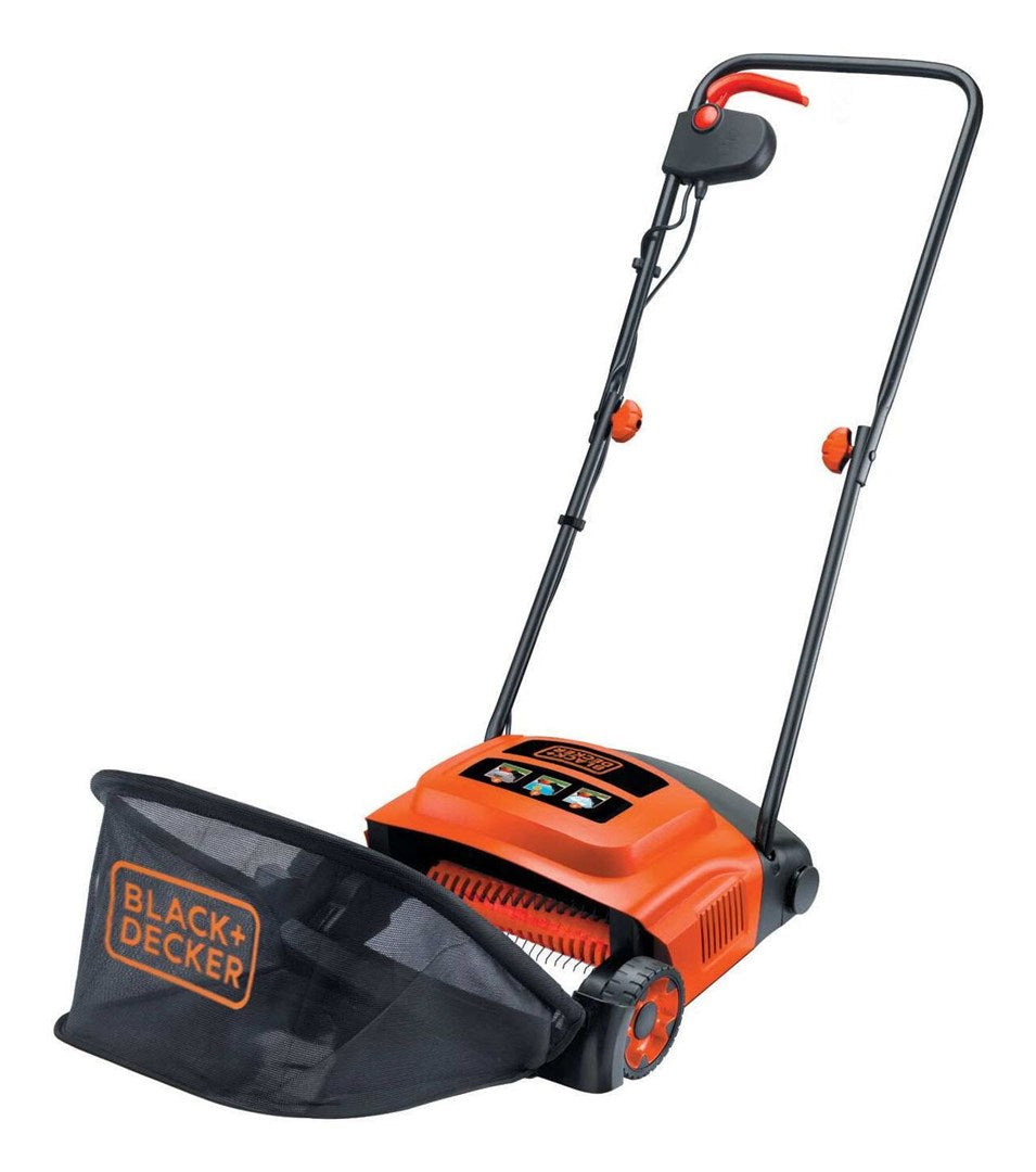 Black & Decker GD300-QS Lawn Scarifier 600W Black Orange