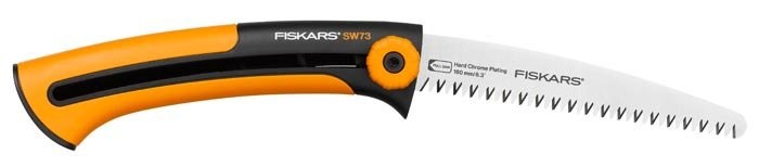 FISKARS Xtract Hand Saw, Coarse Tooth SW73, Blade Length: 160 mm, especially suitable for fresh wood, with integrated - 1 piece (123870)