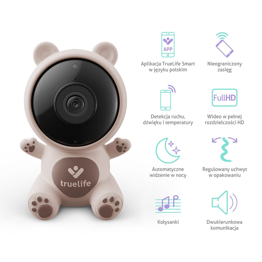 truelife NannyCam S3 Smart Baby Monitor TLVMMNCS3SNWA