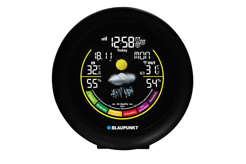 BLAUPUNKT WS35BK APP Weather Station Black