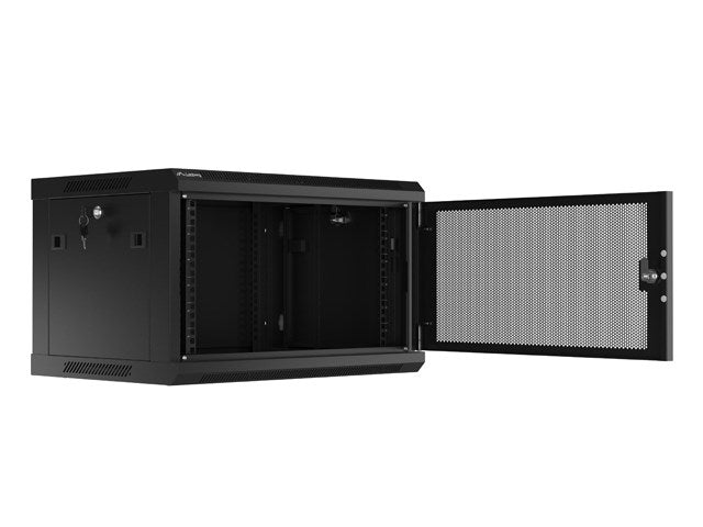 Lanberg Rack Cabinet 6U Wall Mounted Black | Model: 529944